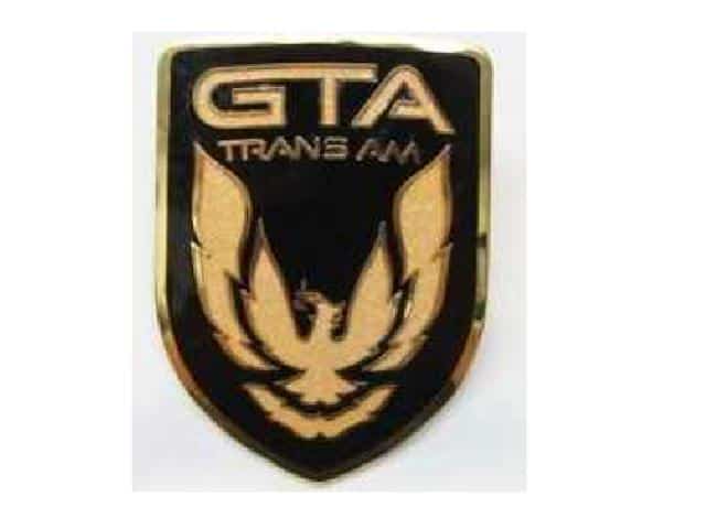 GTA Emblem: 87-90 Nose - BLACK